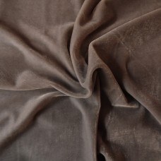 Ткань Бархат стрейч (серый)